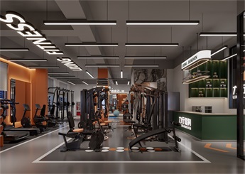 力行健身房裝修設計案例